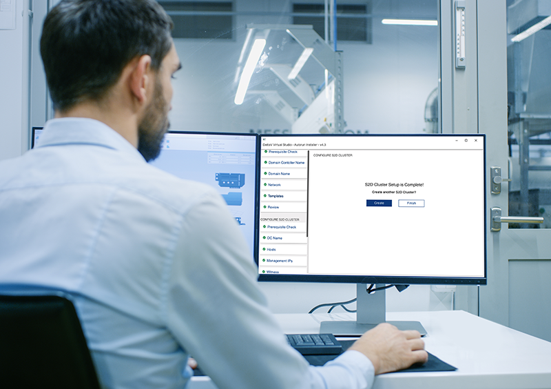 Figure 2: Fit-for-purpose automation HCI solutions, like Emerson's DeltaV Virtual Studio for HCI, simplify setup, configuration, and maintenance so OT teams can take advantage of virtualization regardless of skill level.