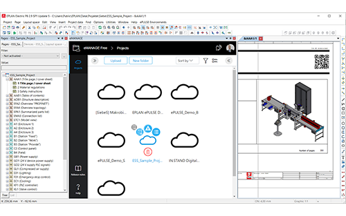 EPLAN eManage Allows Users to Easily Upload, Share and Manage Projects in the Cloud