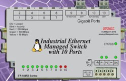 SIXNET announces 10-port Industrial Ethernet Managed Switch