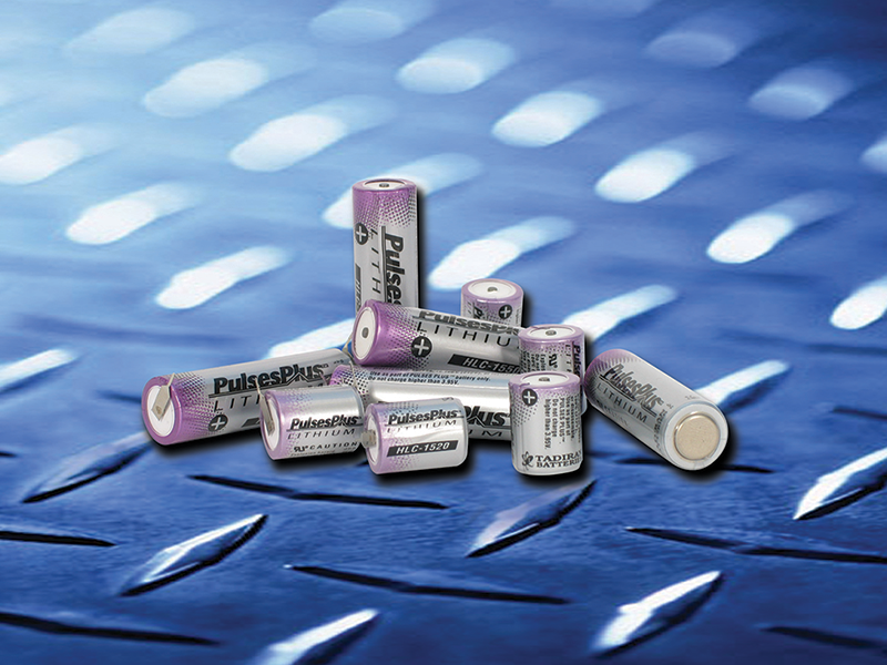 Figure 2: Bobbin-type liSOCl2 batteries can be combined with a patented hybrid layer capacitor (HLC) to offer up to 40-year operating life while providing high pulses to power two-way wireless communications.
