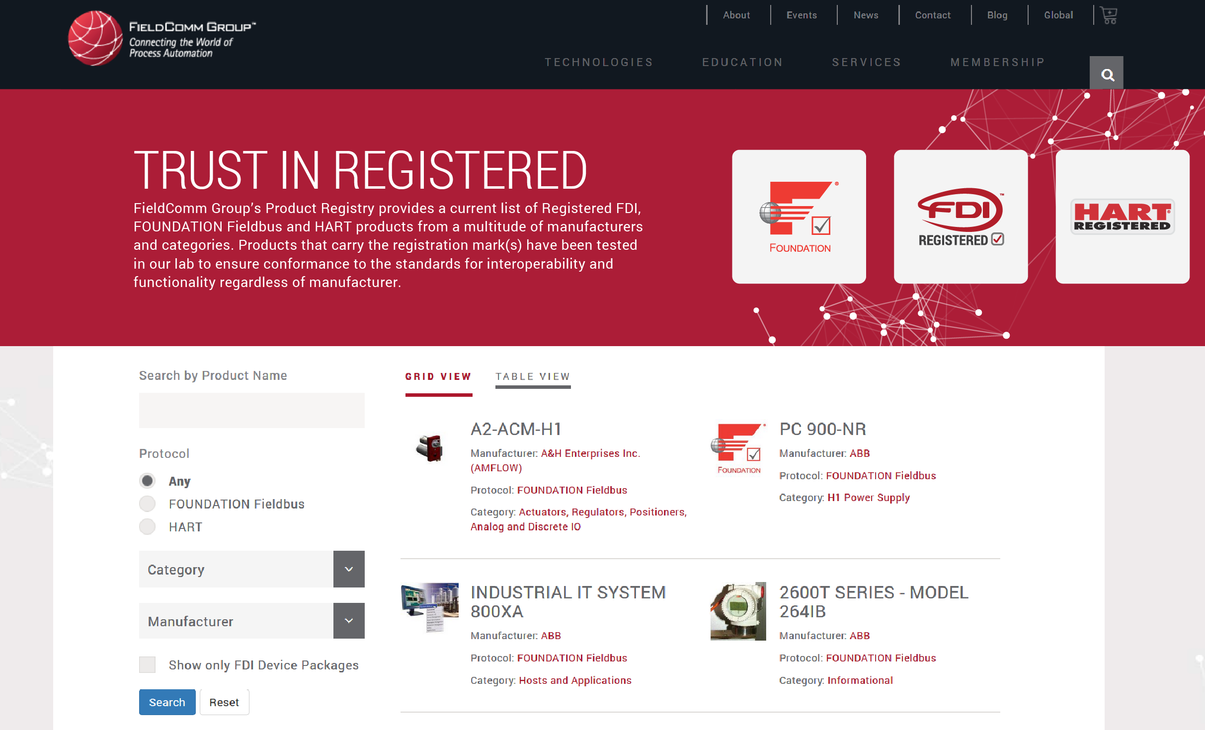FieldComm Group announces launch of Product Registry and online Repository