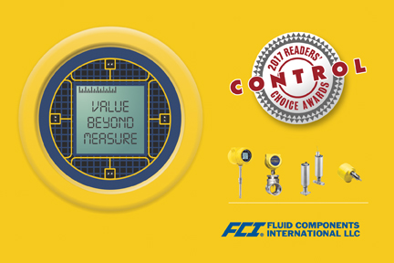 FCI wins Readers Choice Award from Control Magazine