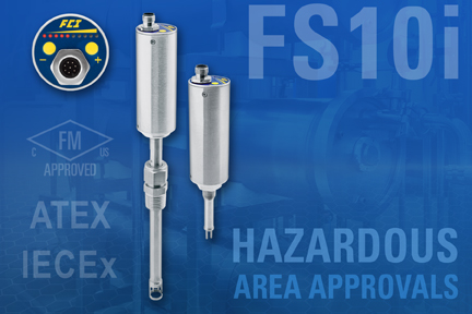 FCI earns agency approvals for FS10i flow switch/monitor