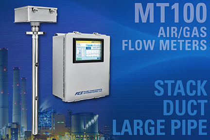 FCI releases MT100 series of thermal mass flow meters