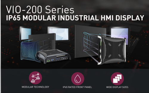 VIO Series Rugged IP65 Industrial Touch Panel PC & Monitor