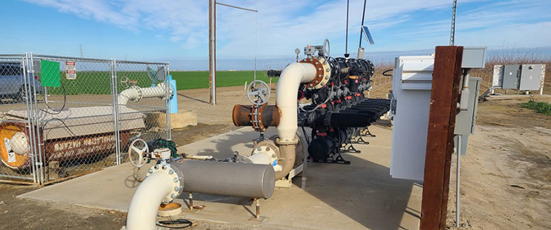 Figure 1: All Azcal wells and irrigation filter stations are equipped with VFDs and flowmeters.