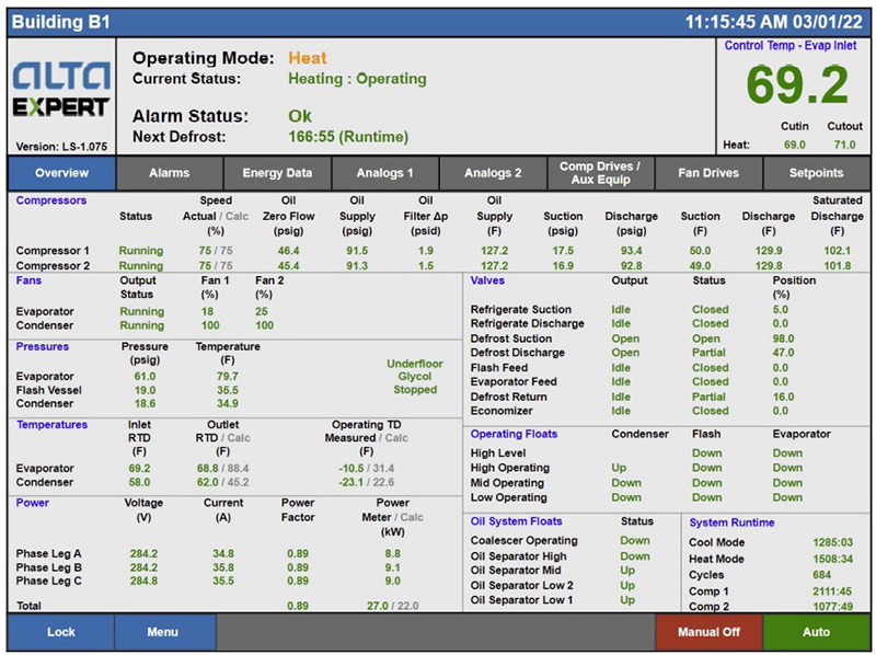 Figure 3: Each EXPERT provides a local unit interface through an embedded web server that runs on the unit’s EPIC.