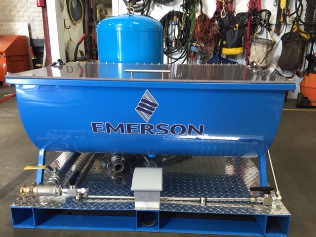 Figure 5: Accredited nozzle repair facilities can bring nozzle flow test stands, like the one pictured here, to the site to check all the desuperheaters in a unit during an outage. Flow testing proves nozzle functionality, and any issues can be addressed quickly.
