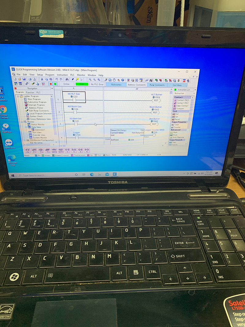 Figure 2: AutomationDirect CLICK programming software is free, easy enough for beginners to use, and includes enough functionality even for advanced applications.