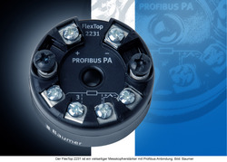 Baumer adds Profibus to FlexTop 2231 temperature transmitter