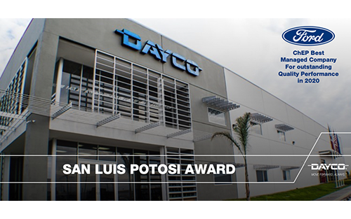 Ford Recognizes Dayco Mexico Facility Amongst ChEP 100 Best Managed Companies for 2020