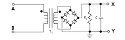 AutoQuiz: Characteristics of a Full-Wave Bridge Rectifier Circuit
