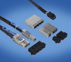 FCI introduces Mini-SAS HD board connectors