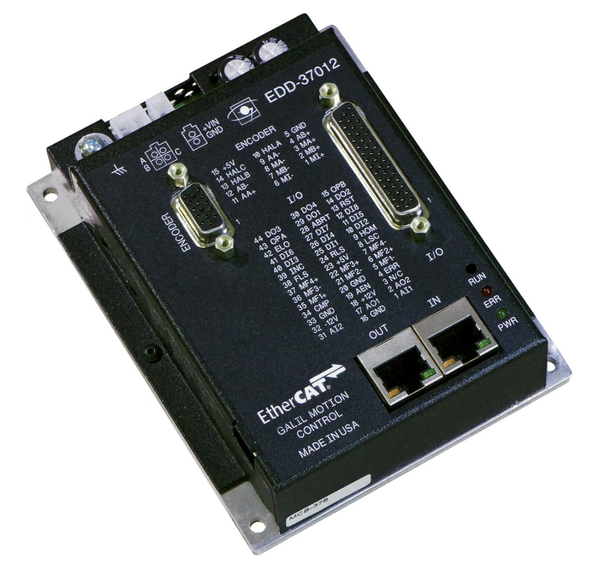 Galil Motion Control introduces EDD-3701x EtherCAT slave drive