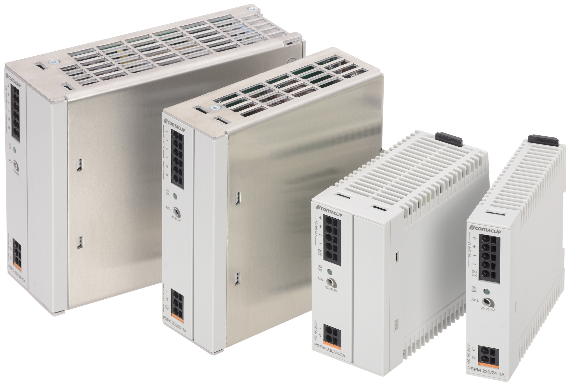 CONTA-CLIP releases PSPM and PSPC DIN rail power supplies