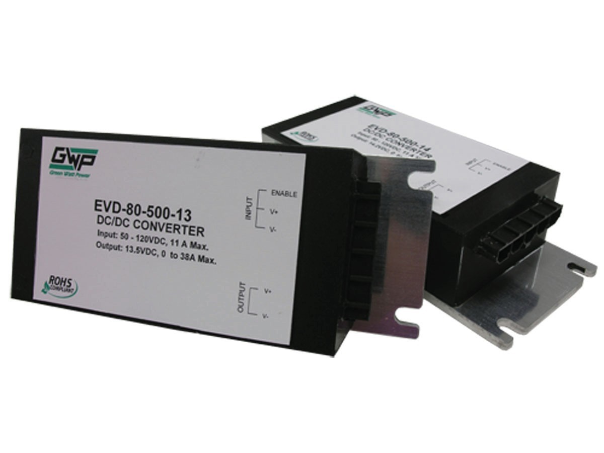 Green Watt Power introduces EVD 500 series of DC/DC converters