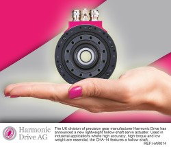 Harmonic Drive announces CHA Hollow Shaft Servo Actuators