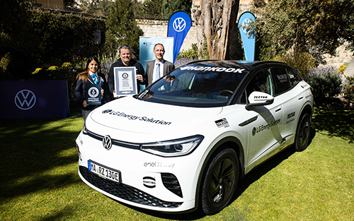 Guiness World Records Achievement Awarded to Harting-Sponsored ID.4 High Altitude Team