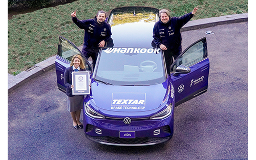 GUINNESS WORLD RECORDS Title Awarded to HARTING-sponsored ID.4 Team