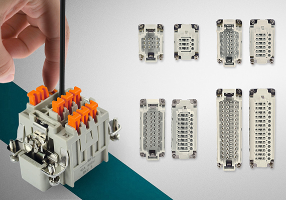 Mencom introduces CDSH series of SQUICH spring terminal rectangular connectors