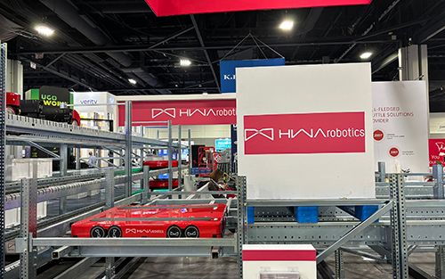 HWArobotics Introduces Reliable, Customizable Shuttle Systems at MODEX 2024