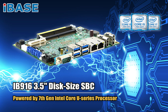 IBASE introduces IB916 single board computer