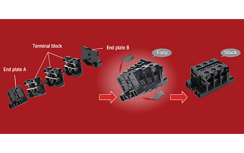 IDEC Easy-stack Terminal Blocks Provide Flexible Wire Termination Option