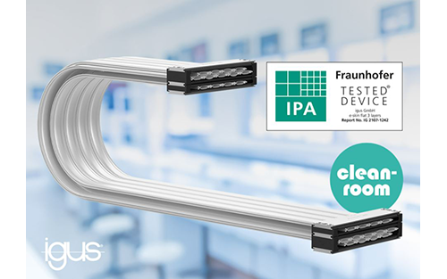 igus Develops New Energy Chain for Cleanrooms