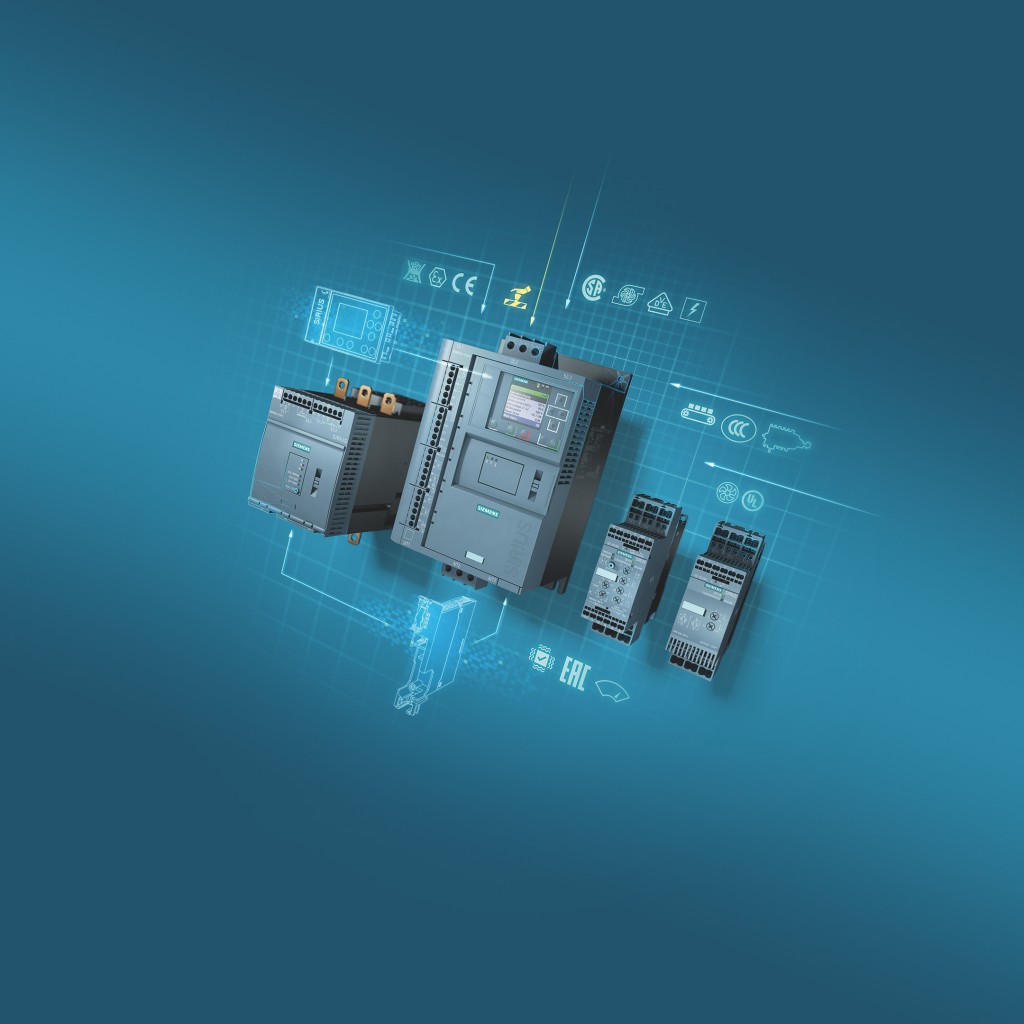 Siemens announces launch of Sirius 3RW55 Failsafe and Sirius 3RW50 soft starters
