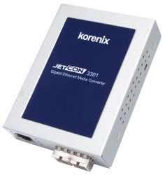 Korenix announces Gigabit Ethernet fiber media converter
