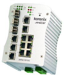 Korenix cuts recovery time of JetNet 5010G Ethernet switch
