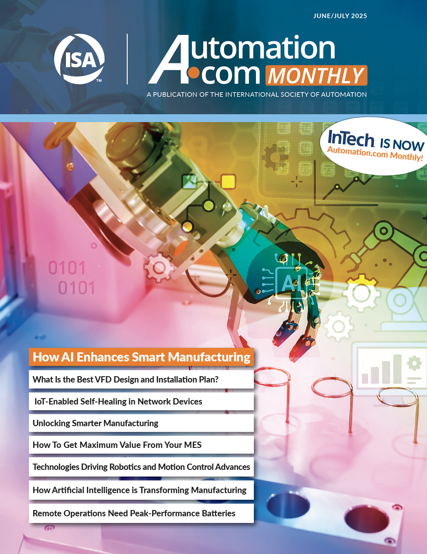 June/July 2025 Automation.com Monthly Cover
