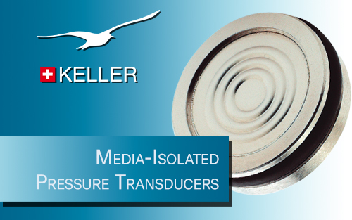 Media-isolated pressure transducers