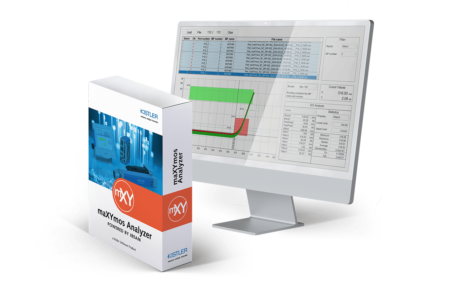 Thumbnail for Kistler Brings Manufacturing Data to Life With maXYmos Analyzer (2850A) PC Software