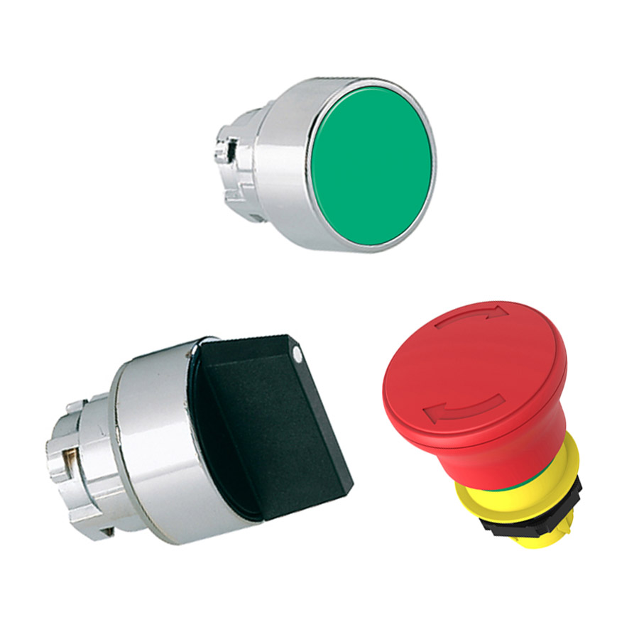ASI introduces Push Button, E-Stop and Selector Switch kits