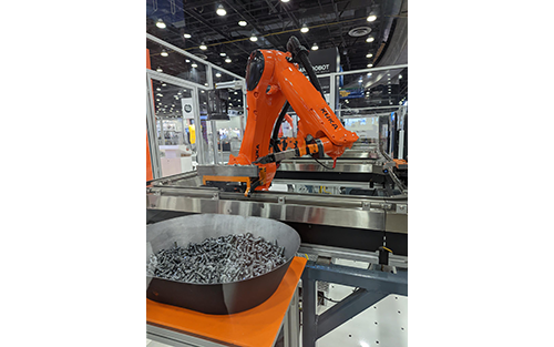 KUKA Showcases Bolt-Picking Robotic Cell For Automotive Assembly at Automate 2022