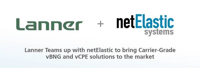Lanner announces partnership with netElastic