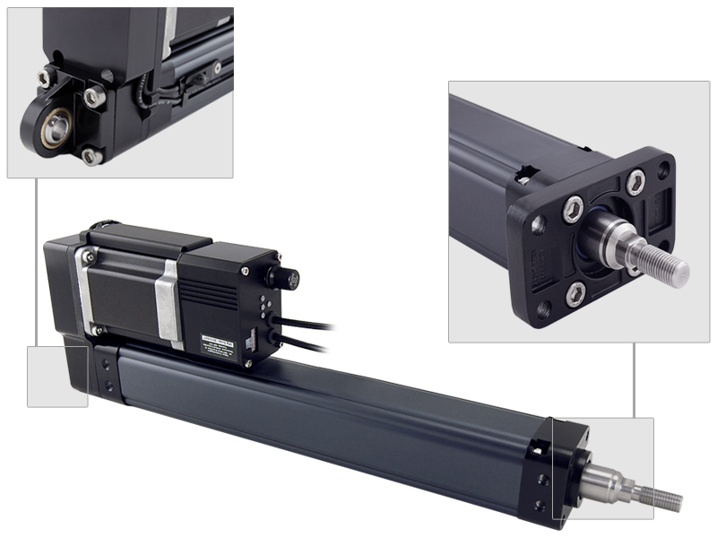 Inline and Parallel Drive Motorized Electric Cylinders