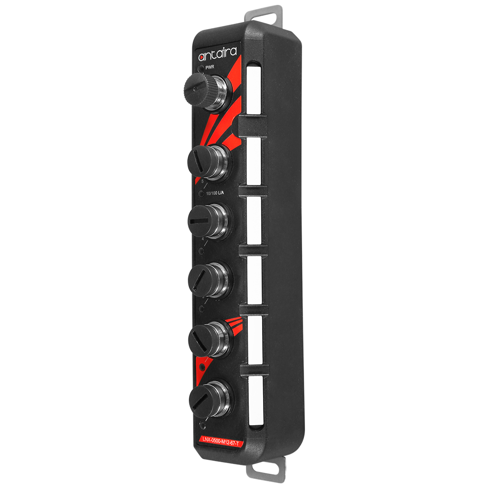 Antaira introduces LNX-0500-M12-67 series Ethernet switches