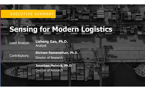 Sensor Advancements Will Be Key to Overcoming Supply Chain Disruptions