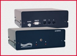 Relay switch with remote serial control