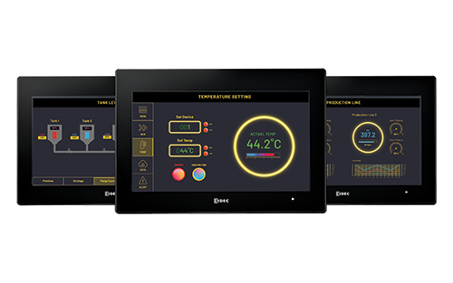 IDEC's 7” HMI Uses Smartphone-Type Glass Touch Panel