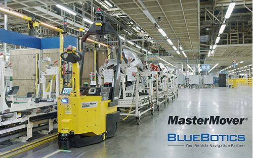 MasterMover Partners with BlueBotics for Best-in-Class AGV Navigation