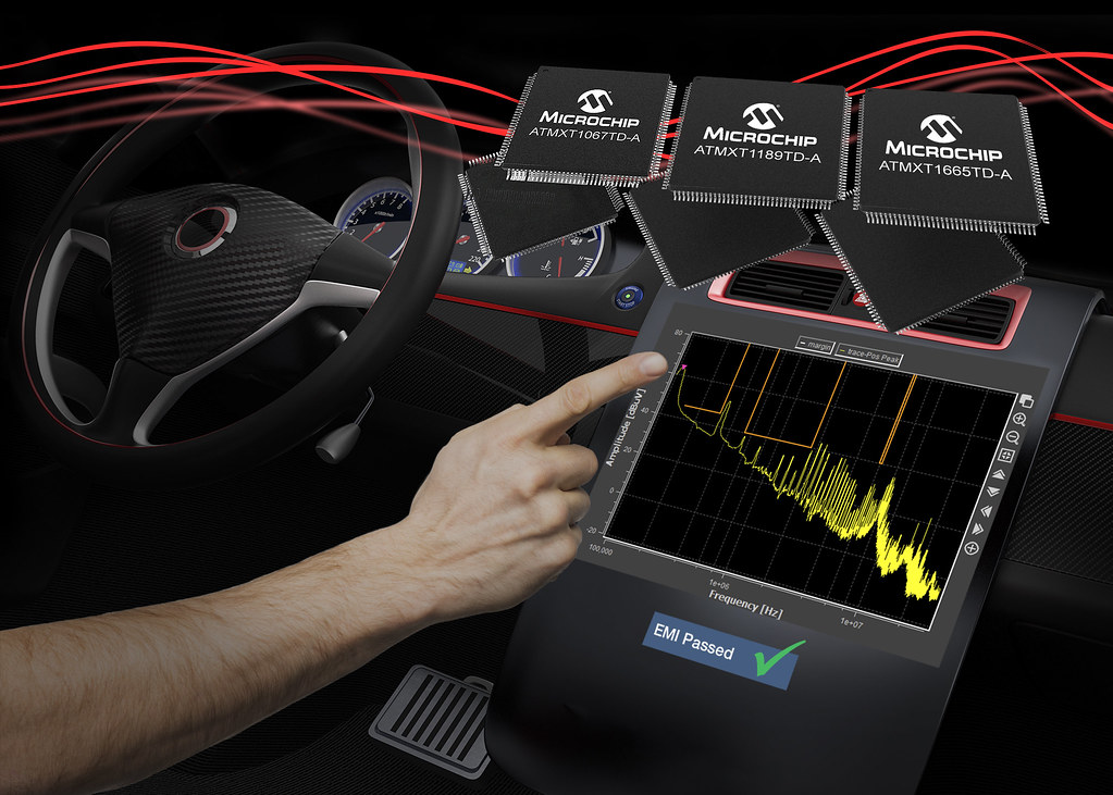 Microchip Technology releases MXT1067TD, MXT1189TD and MXT1665TD maXTouch touchscreen controllers