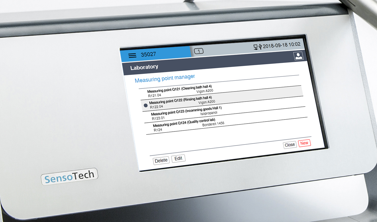 SensoTech introduces Measuring Point Manager for LiquiSonic Lab system