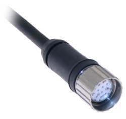Mencom releases 12 pole M23 cables and receptacles