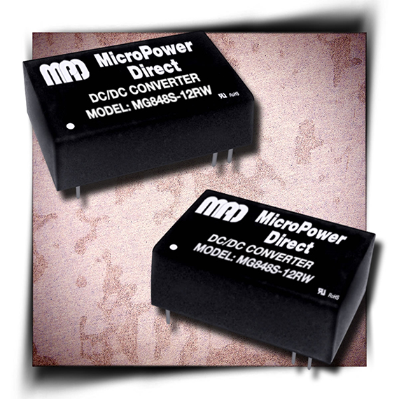 MicroPower Direct releases MG800xRW series of DC/DC converters