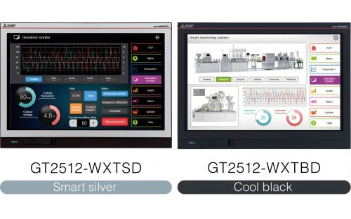 Mitsubishi Electric's New Graphic Operation Terminals Provide 'Wider' Choices