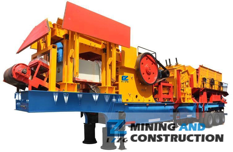 Mobile crusher station