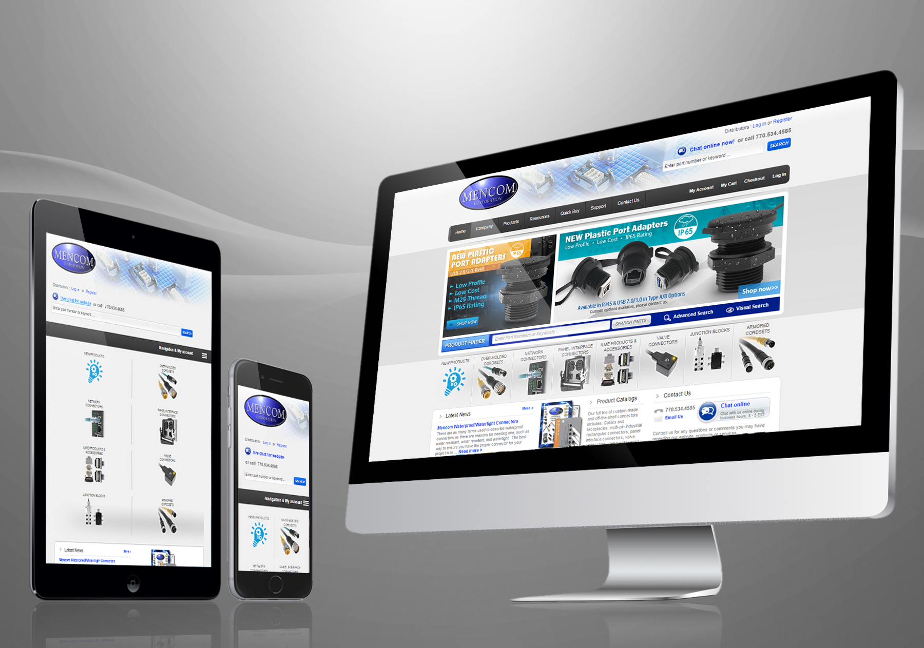 Mencom Announces the Fully Responsive Website Launch